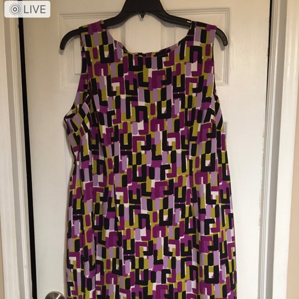 Multi colored flows dress